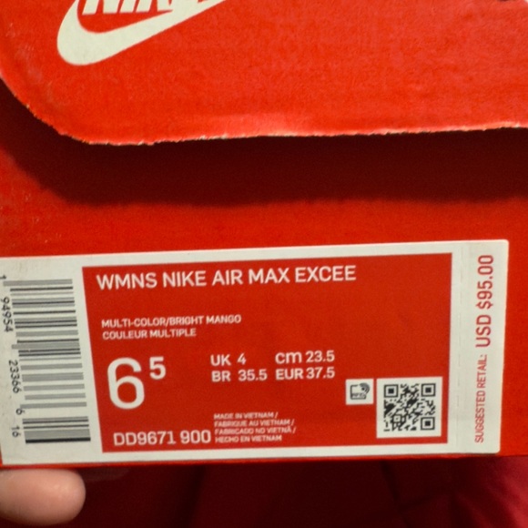 Nike Air Max Excee Women’s Purple Pulse Multicolor - Picture 4 of 7